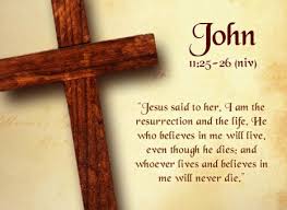 Cross and John 11-25 %22the resurrection and the life