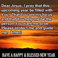 New year prayer to Jesus