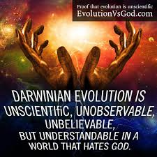 Darwinian evolution statement